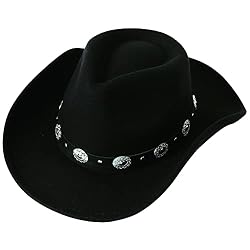 black cowgirl hat