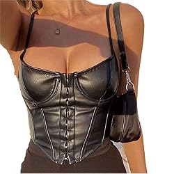 denim corset