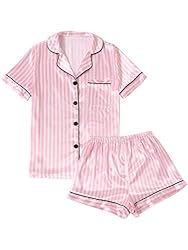pink silk pyjama shorts