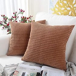 cozy brown pillows