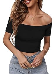 black off shoulder top