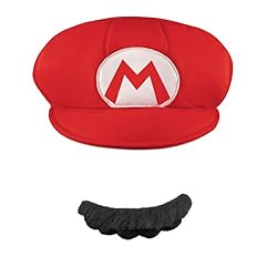 mario mustache and hat