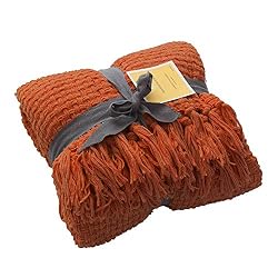 orange throw