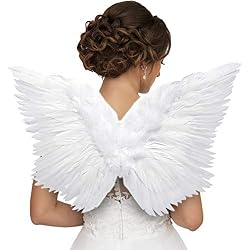 white angel wings