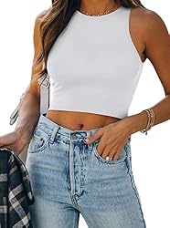 white crop top
