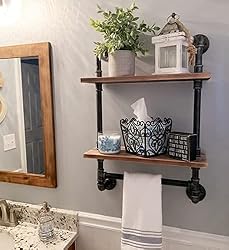 industrial pipe shelves