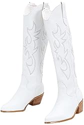 white cowboy boots