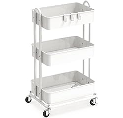 white storage cart
