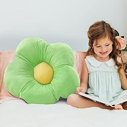purple flower pillow
