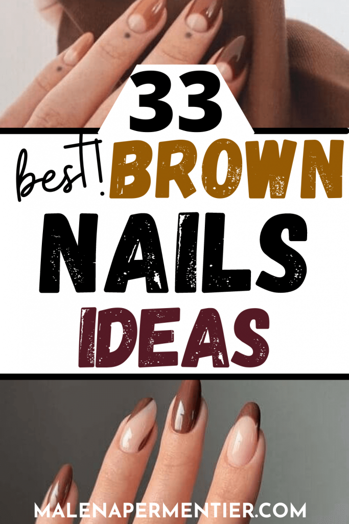 brown nail designs 2025