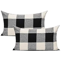 plaid pillow
