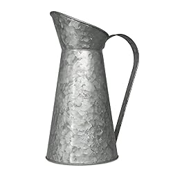 metal galvanized pitcher