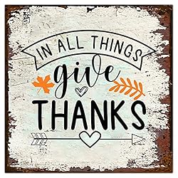 in all things give thanks sign
