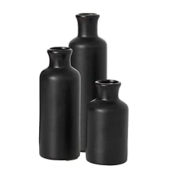 black vase set