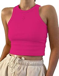 pink crop top