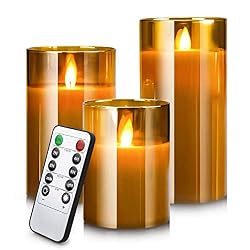 orange led candles