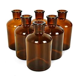 brown glass vase