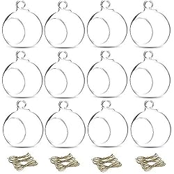 hanging glass tealight holder