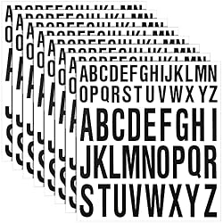 black letter stickers