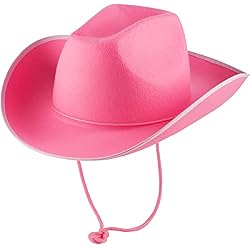 pink cowboy hat