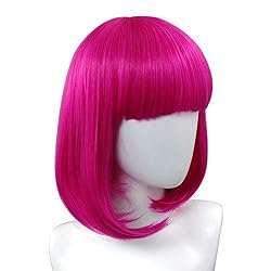 pink wig