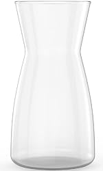 wide clear vase