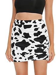 cow print skirt