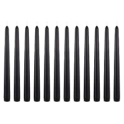 black taper candles