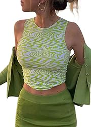 swirl print top