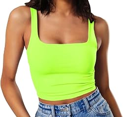 neon yellow top