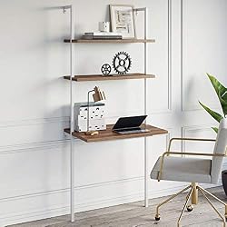 ladder shelf desk