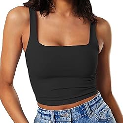 black crop tank top