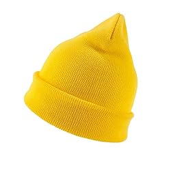 yellow beanie