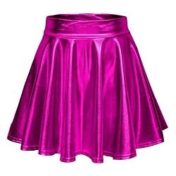 pink metallic skirt
