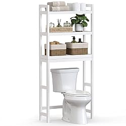bathroom storage over toilet