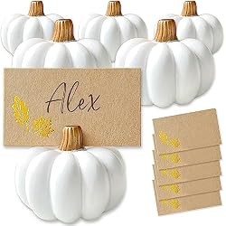 pumpkin place cards