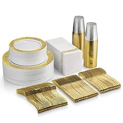 disposable gold plates