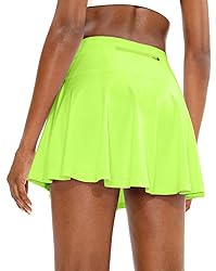 neon green skirt