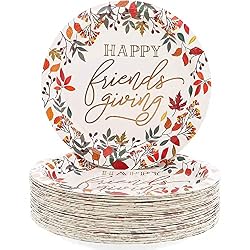 happy friendsgiving plates
