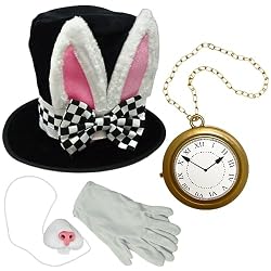 white rabbit costume