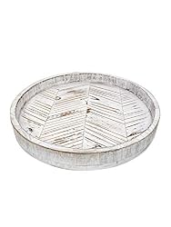 farmhouse round tray