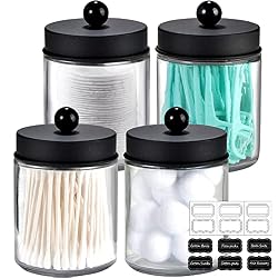 qtip holders with black lid