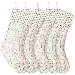 neutral christmas stockings