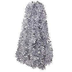 silver tinsel garland