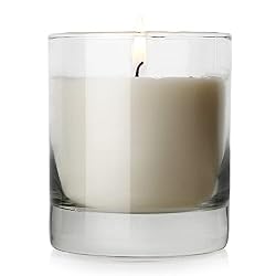 white soy candle
