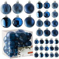 blue christmas balls