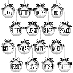 buffalo plaid ornaments