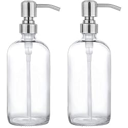 clear soap dispenser