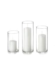 glass candle holders