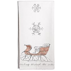 neutral christmas towels